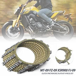Motorcycle Clutch Friction Plates disc For MT 09 MT 09A MT 09SP MT 09 ABS   BS26 MT 09TRA Tracer900GT YZF R1 YZF R1 ABS