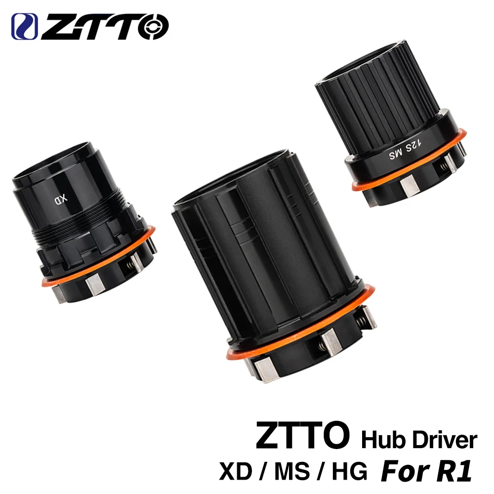 ZTTO MTB R1 M1-6bolt Freehub XDR HG MS Hub Body Driver 6 Pawls System Replacement 135x10 QR 142x12 Thru Axle Caps Bearings