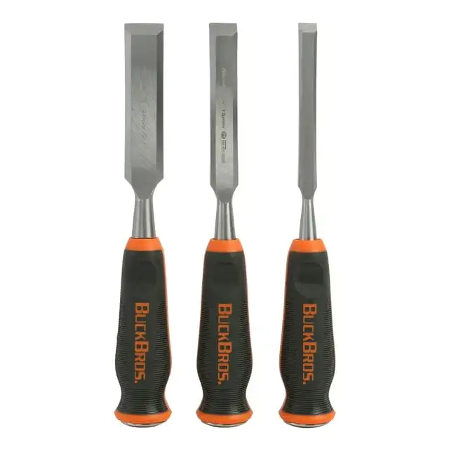 

Buck Bros. 74730 Набор деревянных долот Comfort Grip из трех предметов