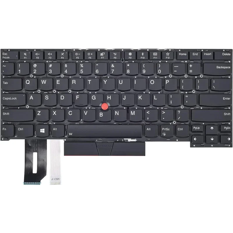 Teclado para Lenovo Thinkpad T490s T495 T495s, T14s Gen 1 2 P1 Gen 3 2 Thinkpad X1 Extreme Gen 1 2 3 Laptop retroiluminado Diseño estadounidense