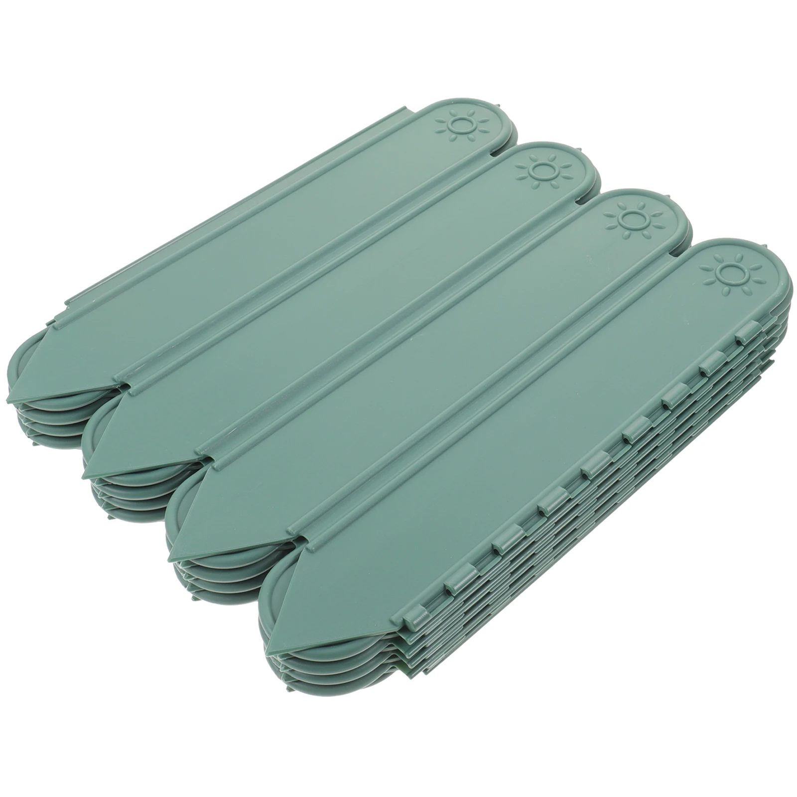 

Plastic Garden Fence Landscape Edging Lawn Border Reusable Outdoor Barrier for Beds Pathways Chicken Netting Rabbit Fencing Pond