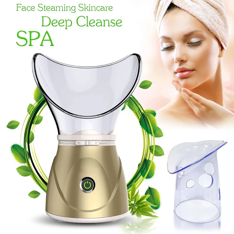 Nano Facial Steamer Spa Pores Steam Sprayer Skin Beauty Clean Suana Mist Face Vaporizer Humificador  Face Steamer Machine