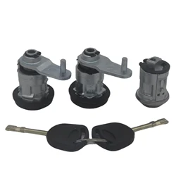 AL225 94AGA22050DB 1004152 Full Set Ignition Switch Front Left Right Door Lock Barrel for Ford Escort MK5 MK6