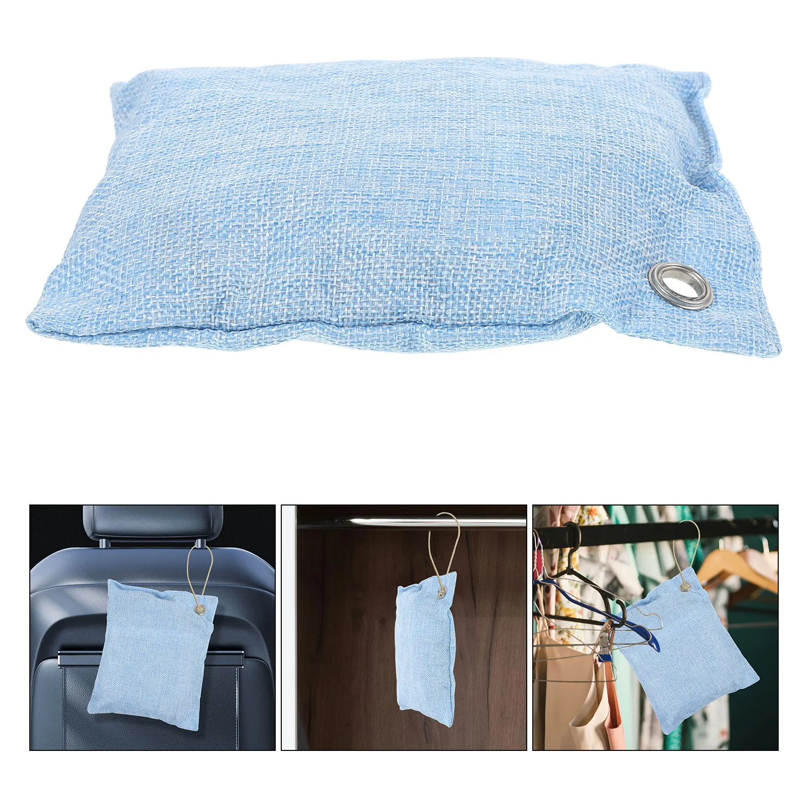 

4pcs Bamboo Charcoal Air Purifying Bags Household Odor Absorbers Shoe Deodorant Drying Bags Closet Deodorizers Activated