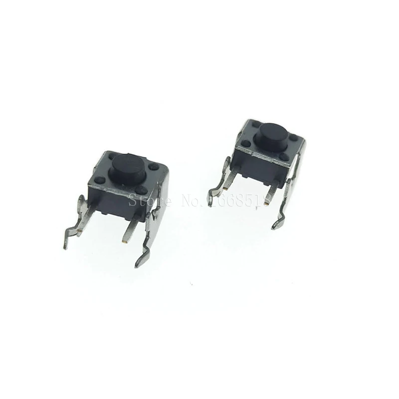 20PCS/Lot 6x6mm Panel PCB Momentary Tactile Tact Mini Switch 6*6*4.3/5/6/7/89/10/12mm Right Angle With stent 6x6x4.3mm 5mm 6mm