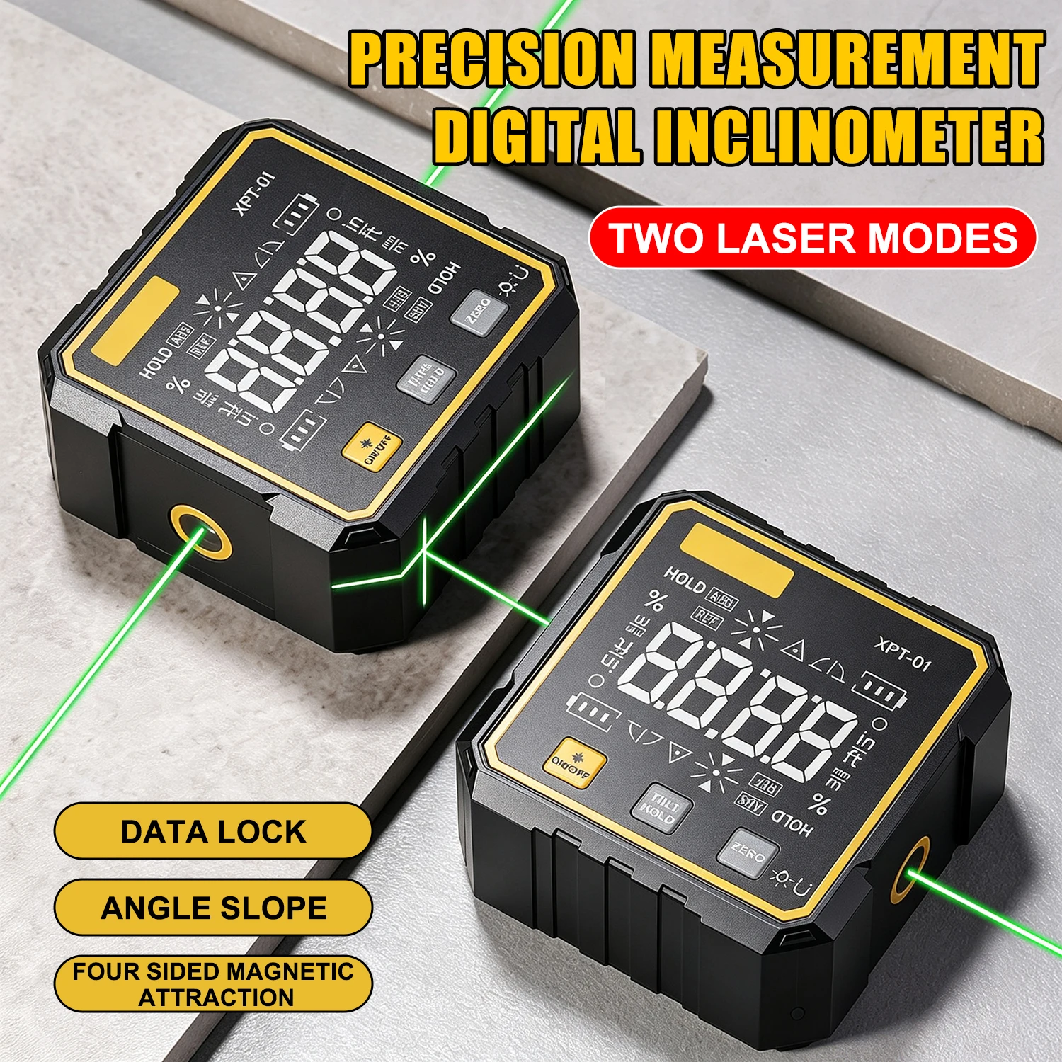 4 Side Strong Magnetic Digital - Industrial Laser Alignment 评论和价格
