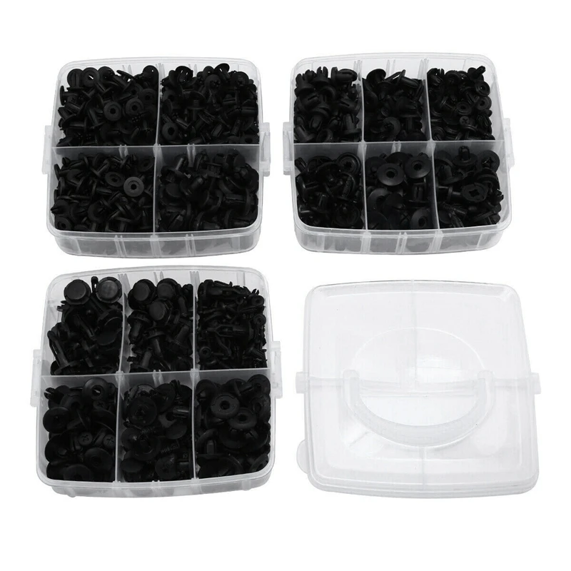 Car Push Retainer Clips Plastic Bumper Rivets 675PCS 16 Sizes Fasteners Car Door Panel Trim Clips Kit Fastener Remover