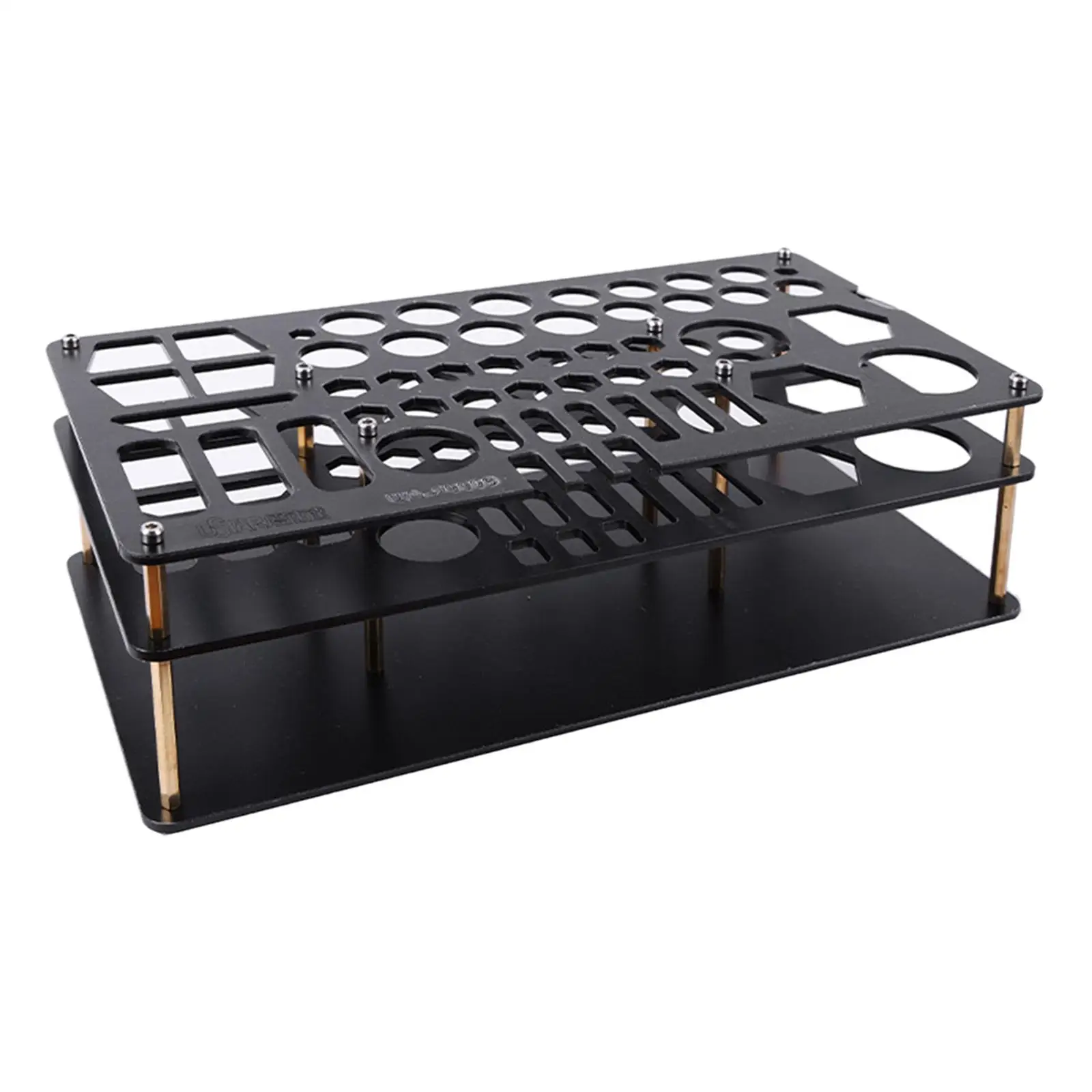 

Коробка-органайзер для инструментов для изготовления моделей, стеллаж для хранения инструментов для хобби, акриловая подставка для быстрым доступом для моделистов