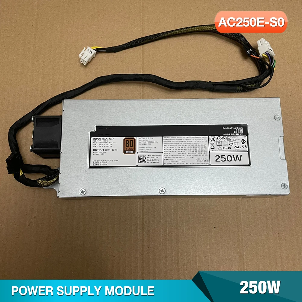 

AC250E-S0 For Dell Poweredge R230 P3G94 250W Server Power Supply 9J6JG 09J6JG