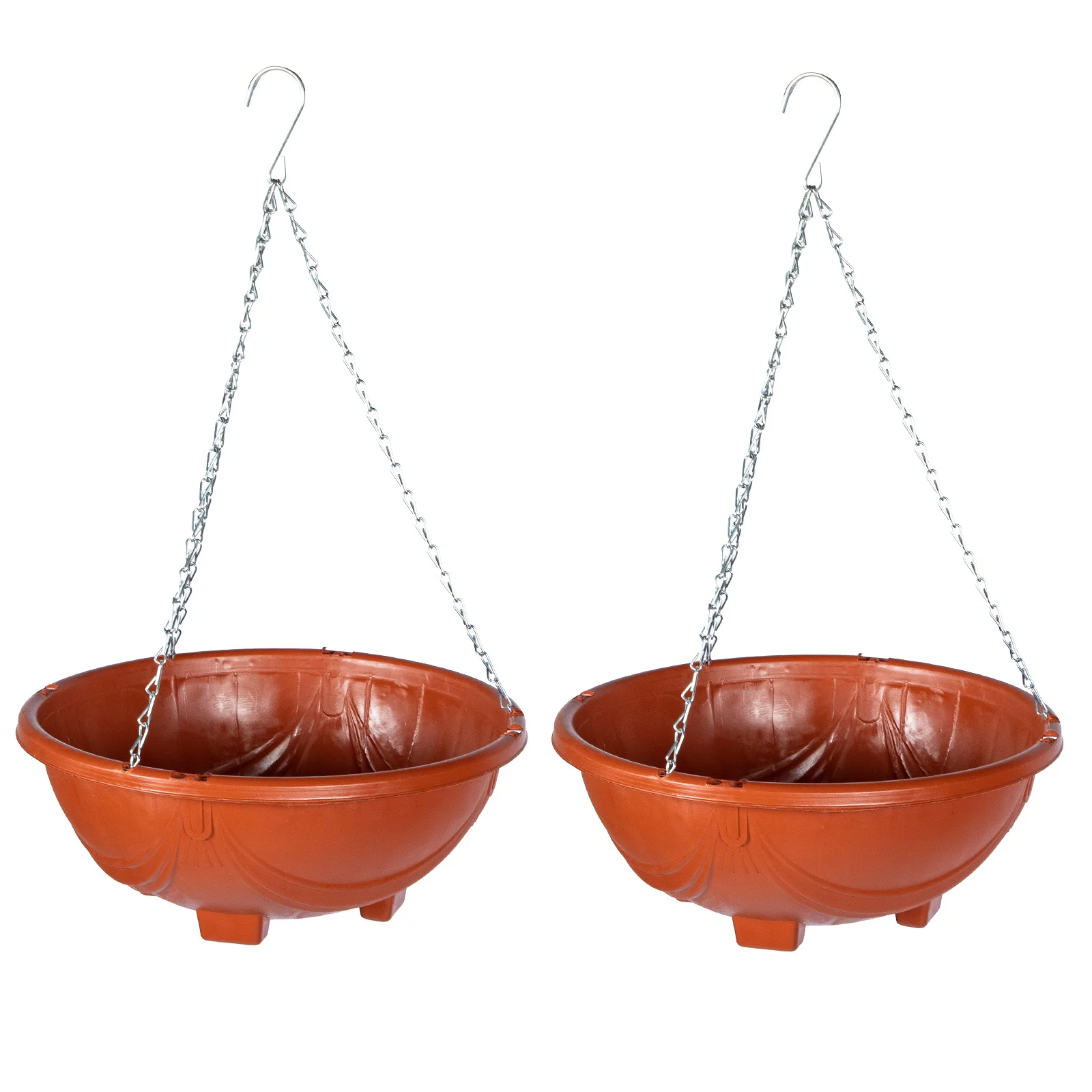 

2 set Green Plants Pots Hanging Flowerpot For Balcony Garden Indoor Outdoor Display Breathable Planter Decorative Container