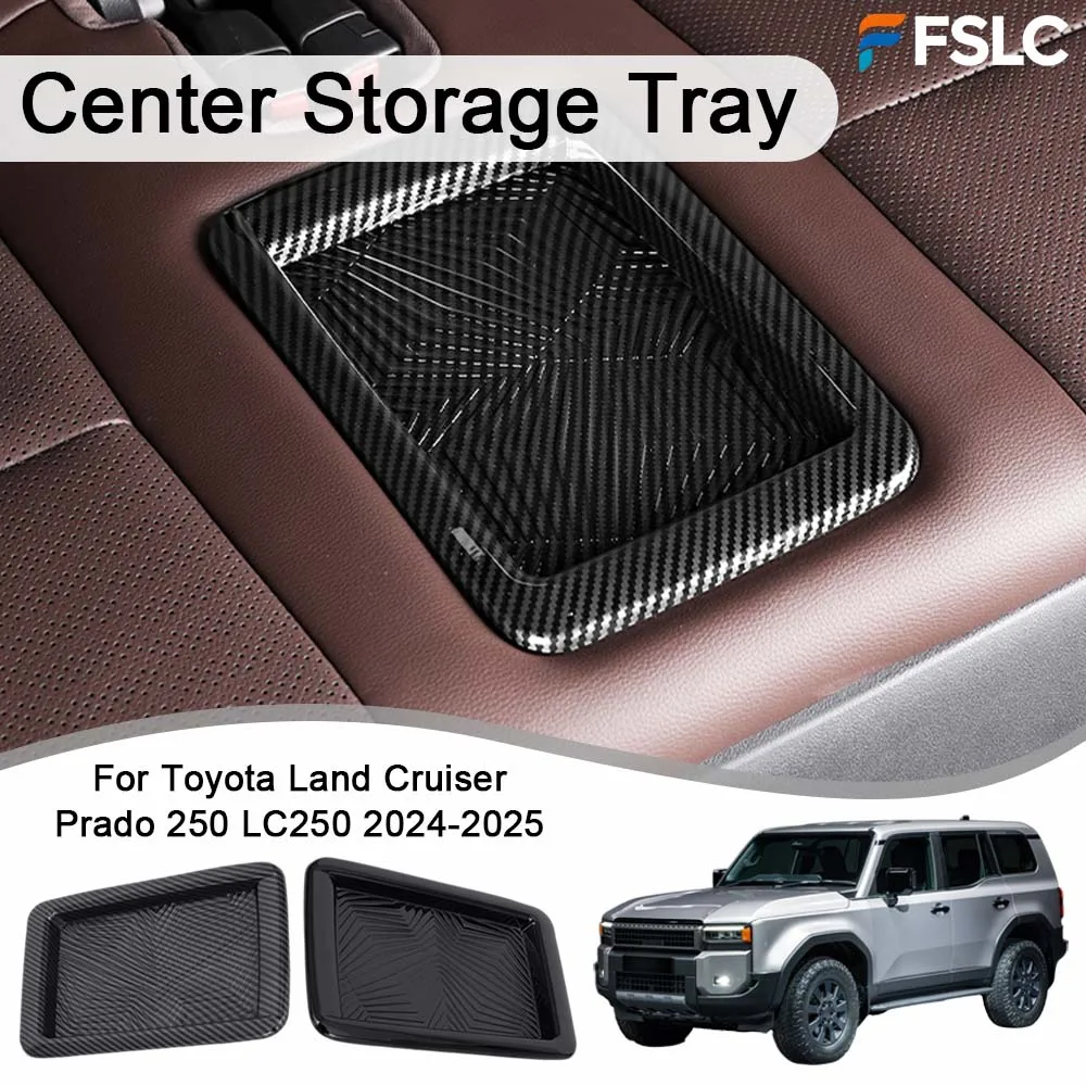 

Car Decoration Center Storage Tray For Toyota Land Cruiser Prado 250 LC250 2024-2025 Car Upgrade Protective Cover