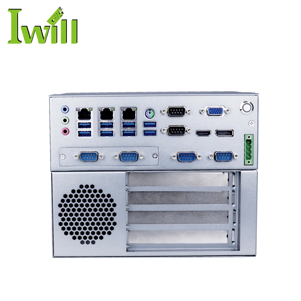 Fanless I5 6500T Industrial Embedded Pc with 6COM DC 9V to 36V Win10 Operating System Industrial Box Computer