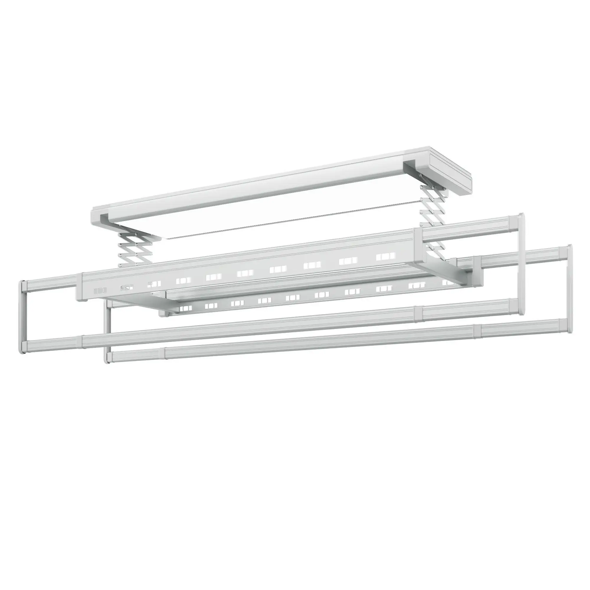 Household Intelligent Electric Clothes Drying Rack Automatic Lifting Laundry Hanger with Drying Sterilizing and Remote Control