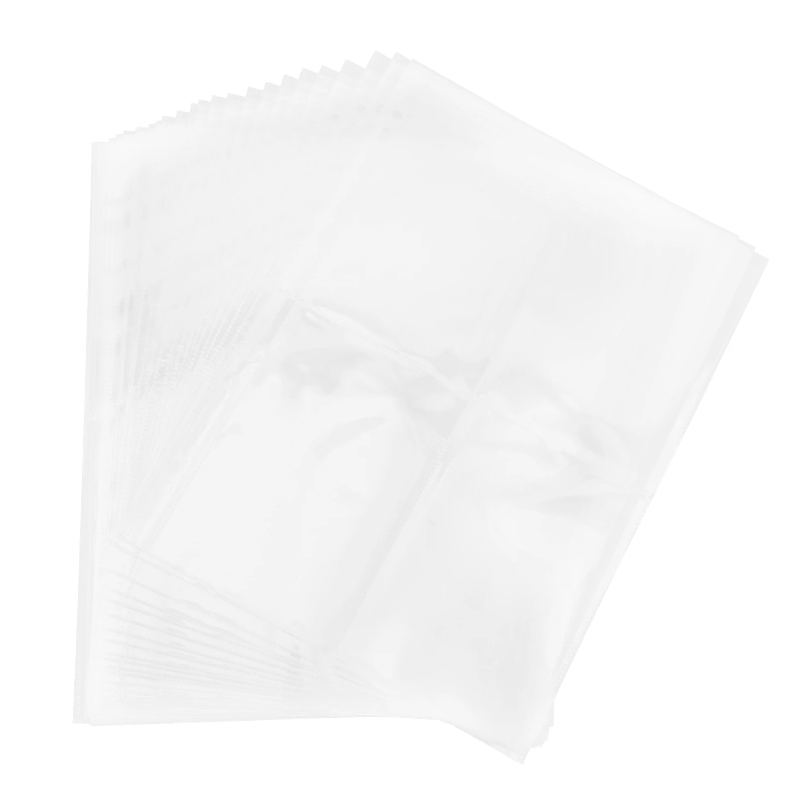 

30Pcs Clear 4 Pocket Card Storage Sleeves A4 Binder Sheets Photo Album Refill Pages 4 Pocket Photocard Sheets Card