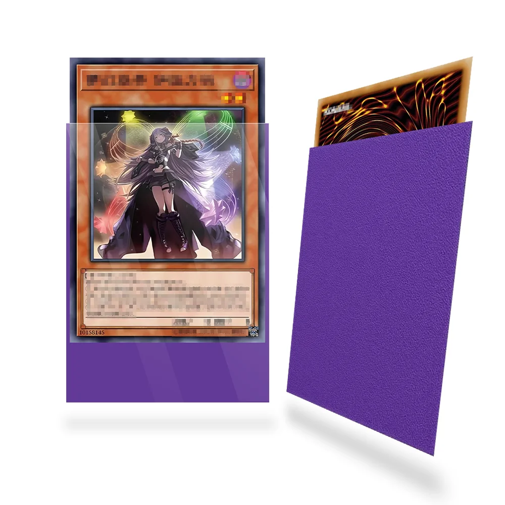 100 Stück 62x89mm Mattierte Weiche Kartenhüllen Top Loader Weiche TCG-Schutzhüllen für YGO Japanische Sammelkarten – Detail 1