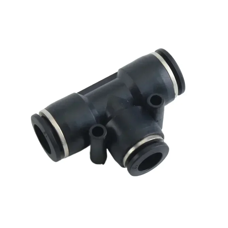 HEBAI Black Pneumatic Fittings Pipe Connector Tube Air Quick Fittings 3/4/5/6/8/10/12/14/16mm PU PY PK PE PV SA HVFF PZA PM PP - Image 3