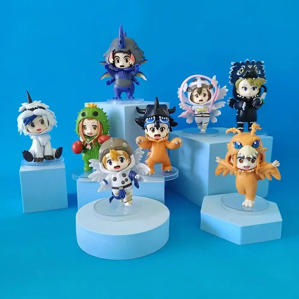 Bandai-figura de acción de Digimon Adventure genuina en estante, bonitos juguetes coleccionables, adorno de escritorio, modelo de figuras de acción, juguete para niños