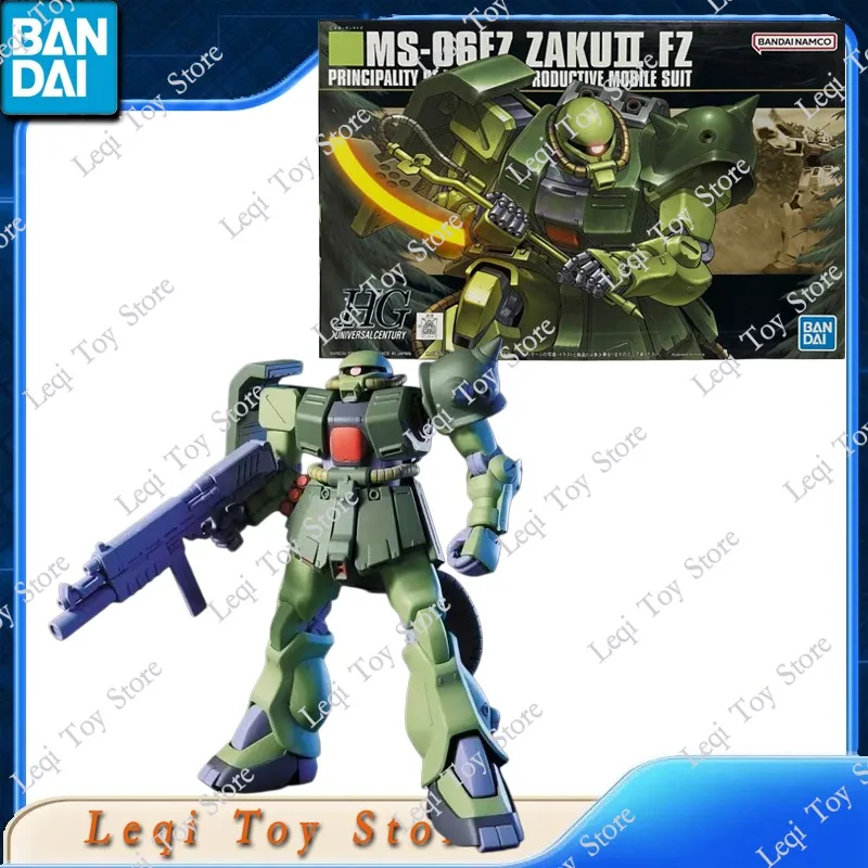 バンダイオリジナル本物のガンダム在庫あり-hg-ms-06fz-ザク-2-fz-アニメアクションフィギュアおもちゃギフト組立モデルコレクション装​​飾品