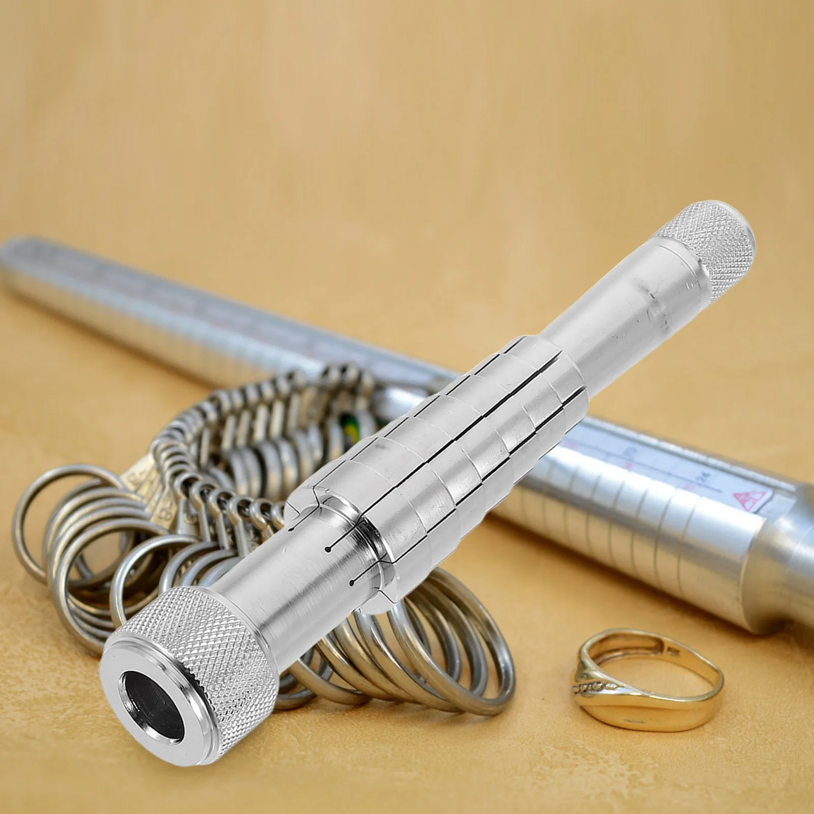 

1 Set Sizing Stick 17-24Mm Precision Adjustable Jewelry Resizing Tool Elegant Ring Adjusting Rod Home Diy Use Practical Ring