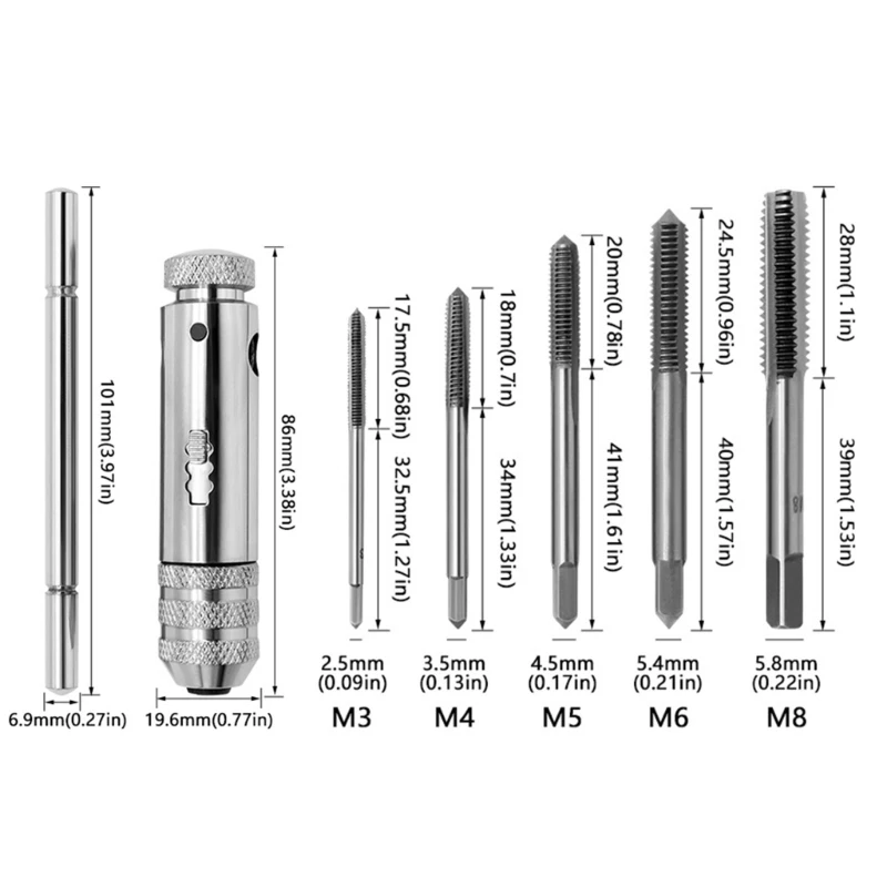 Llave grifo, llaves ajustables con en T, llaves soporte trinquete, herramienta Manual roscado en forma T