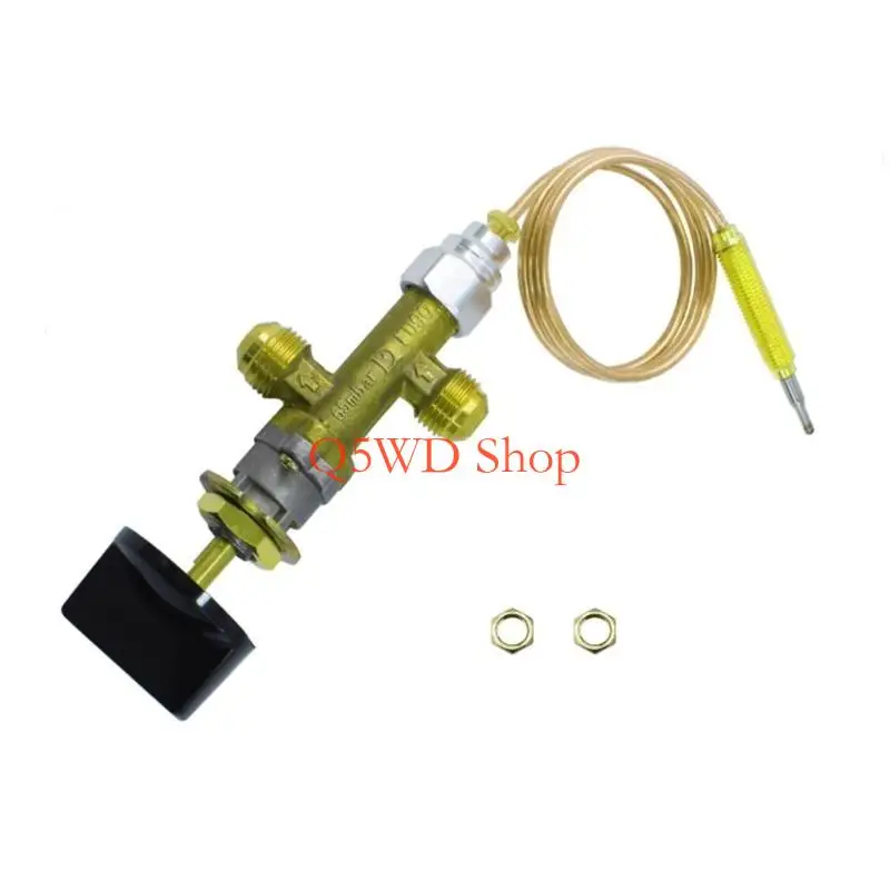 

Q5WD Low Pressure Propanes fireplaces Flame Failure Safety Control Valves set With Thermocouple & Knob Switches for Heating