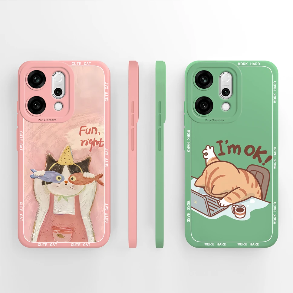 For Oppo Reno 14 14 Pro 5G Phone Case Pretty Butterfly Soft Liquid Silicone Bumper For Oppo Reno14Pro High Quality Funda Capa