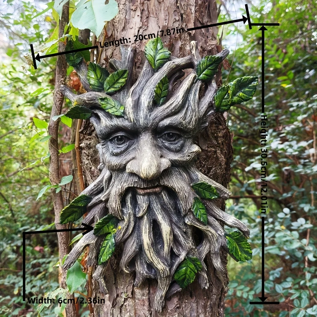 

1 Piece Resin Tree Spirit, Tree Demon Tree Monster, Halloween, Christmas Courtyard Garden Pendant, Country Style ResinHandicraft
