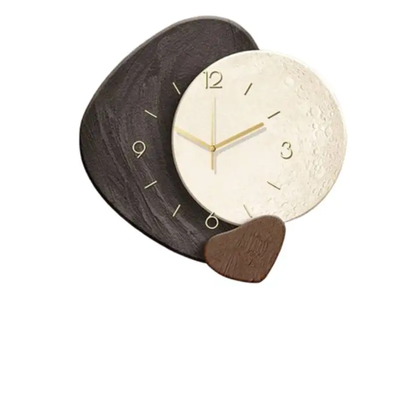 ساعة حائط منزلية مريحة من Nordic Premium ساعة حائط للمطبخ يوغا فريدة من نوعها أثاث منزلي من Mecanismo Reloj Pared