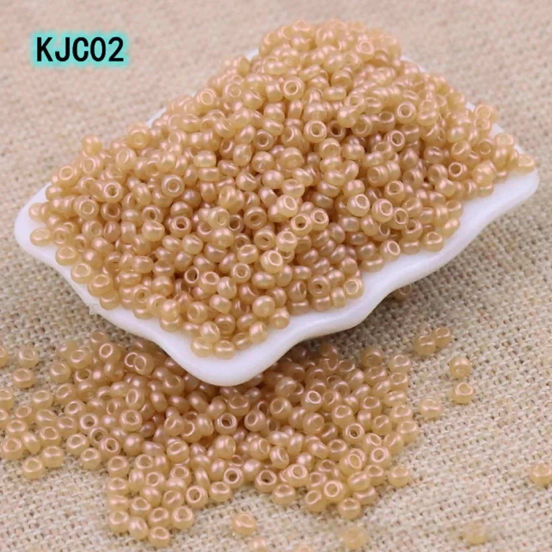 Non fading 1.5mm/2mm pearl color, colored imitation of Miyuki glass rice beads, handmade DIY woven bracelet jewelry, loose beads - Image 6