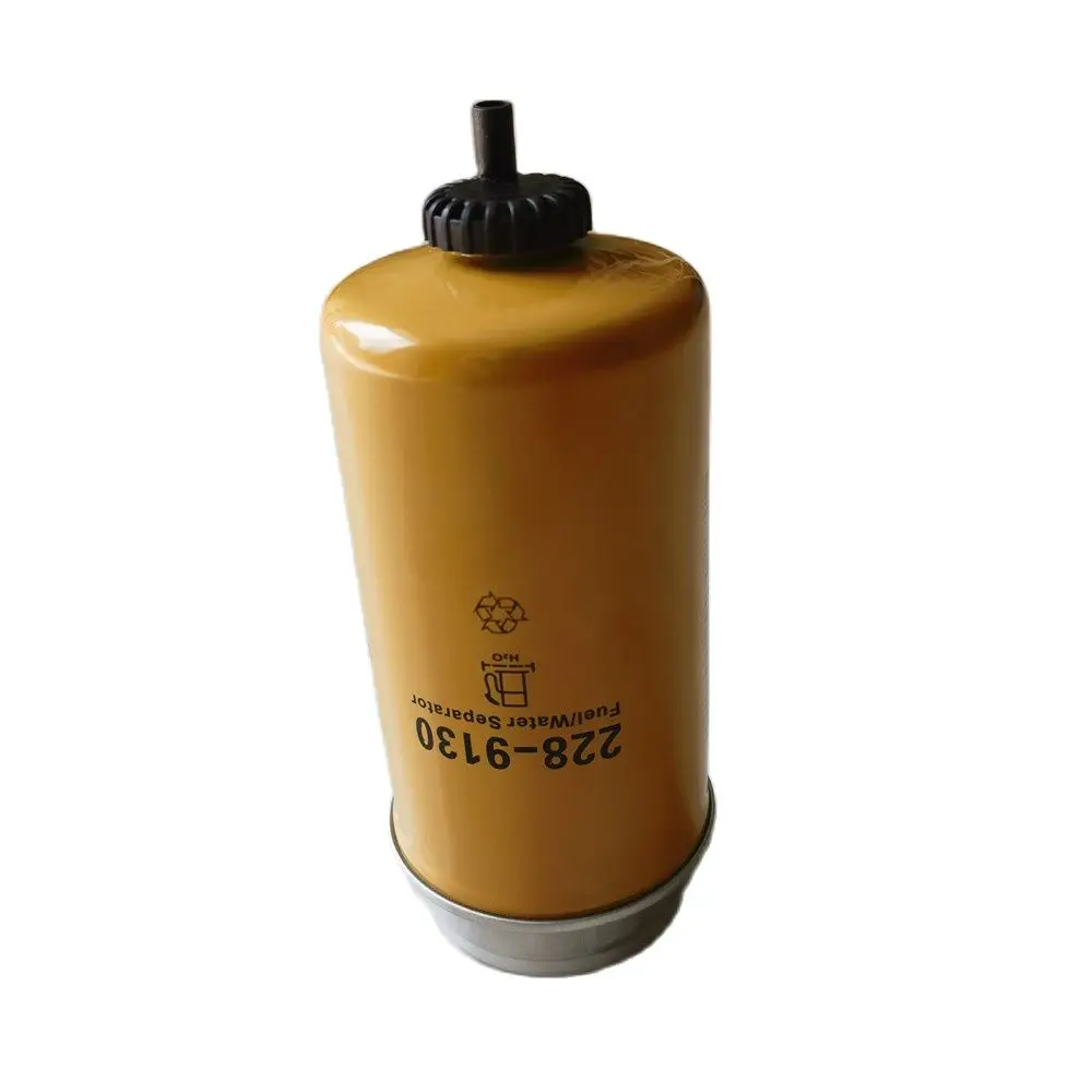 Fuel Filter 228-9130 P551433 For CAT Fuel Water Separator Filter Element Fittings Excavator