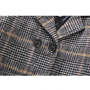 Boys Plaid Trench Coat Jacket 6 New Spring Autumn Boys Coats Long Style Grid Design Handsome Trench Coat For Kids 2-6 Years Old British Style Jacket 6