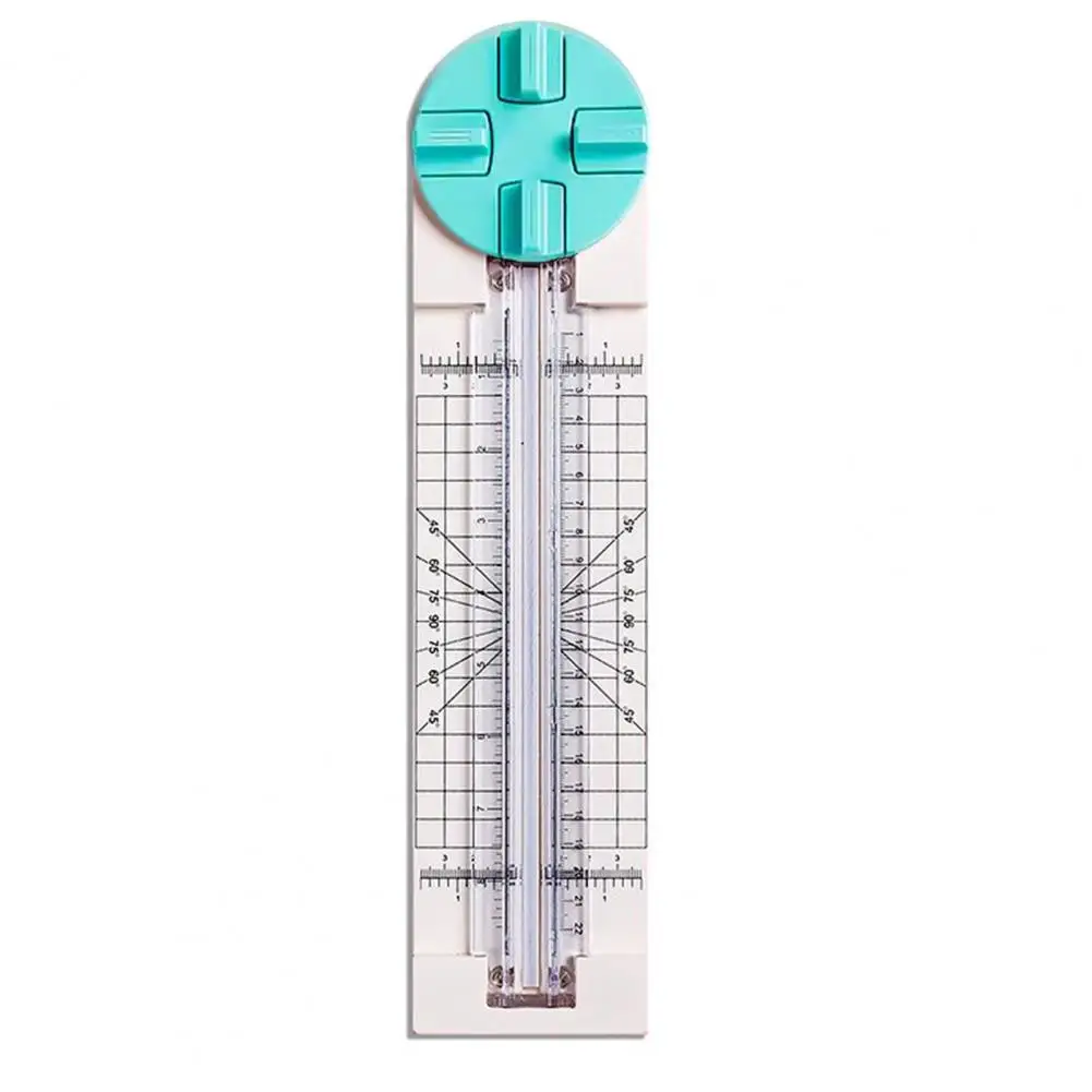 Paper Trimmer with Scale Multi-functional Craft with 4 Rotating Blades for Precision Cutting for Cardstock