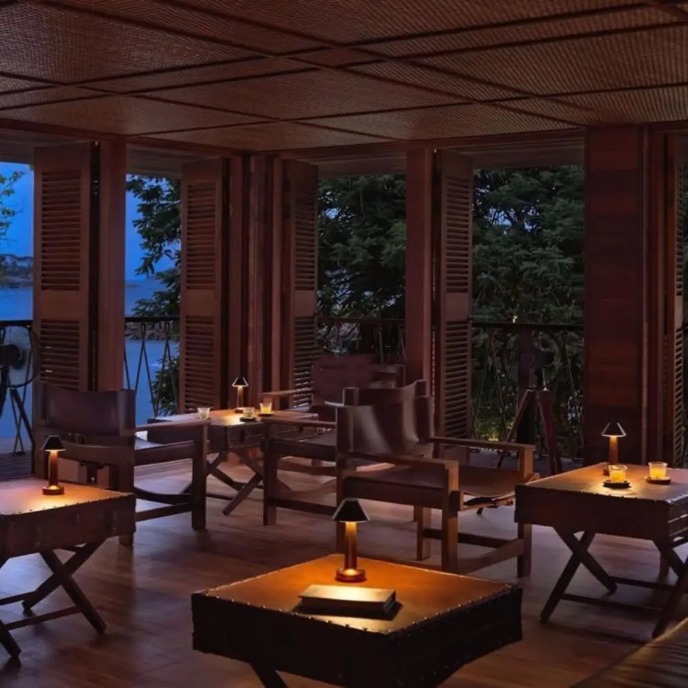 New Bar Cordless LED Table Lamp Dimmable Lights USB Rechargeable Lamps Night Light