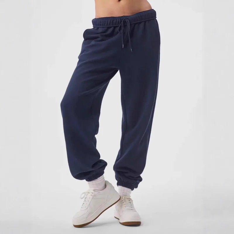 

Women Yoga Sweatpants Wide Leg Drawstring Pants Loose Fit Casual Sports Trousers Comfortable Daily Wear Athleisure Bottoms