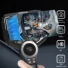 6mm720도 모든 방향 조향 산업용 내시경 자동차 파이프 검사 하수구 카메라 내시경 5인치 HD 화면 6