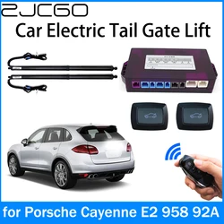 ZJCGO Car Power Trunk Electric Suction Tailgate Intelligent Tail Gate Lift Strut for Porsche Cayenne E2 958 92A 2010~2018
