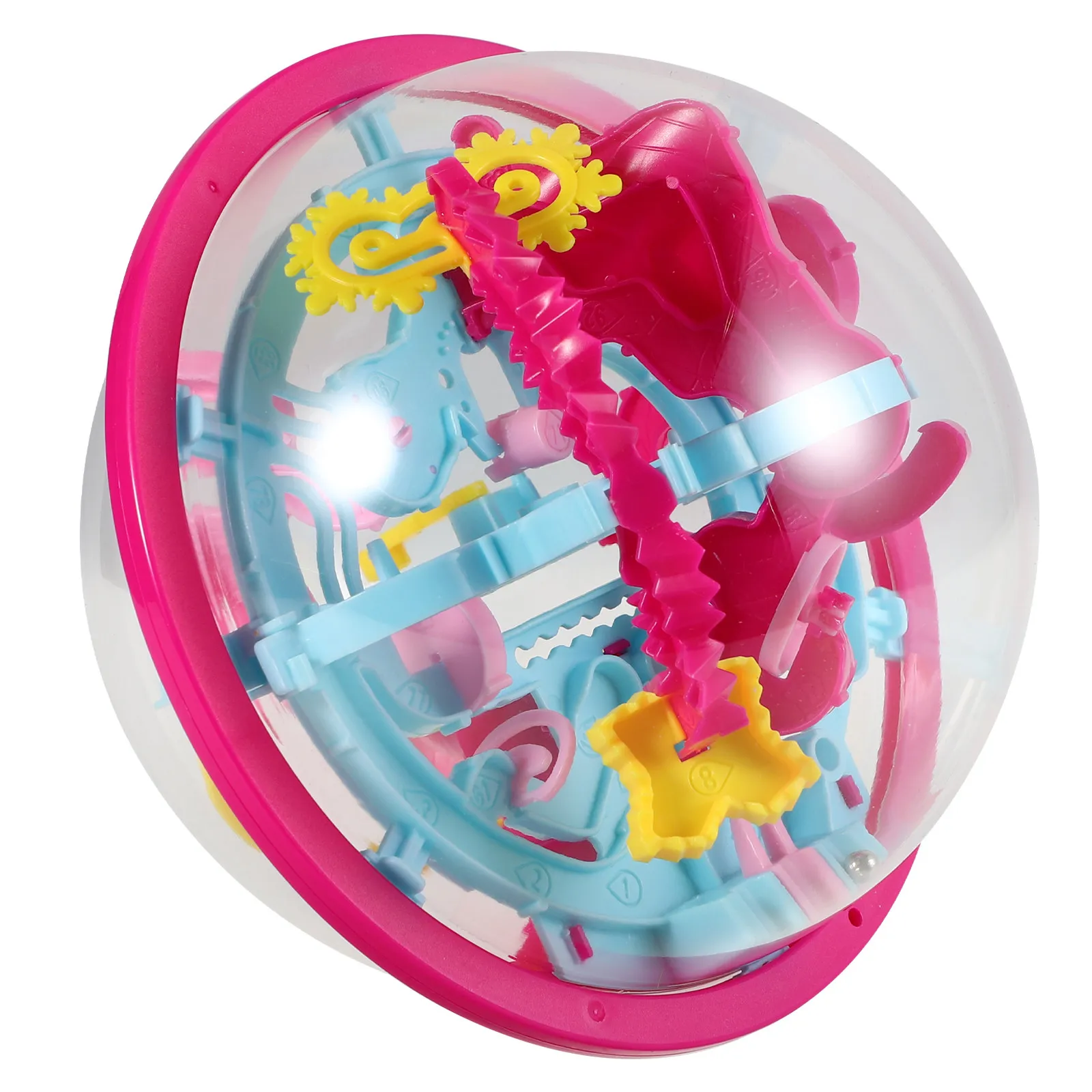 Fine Crafted 3D Maze Ball Interactive Sphere Puzzle Game Endless Challenge Fun Mental Stimulation Learning Gear for Kids Adults
