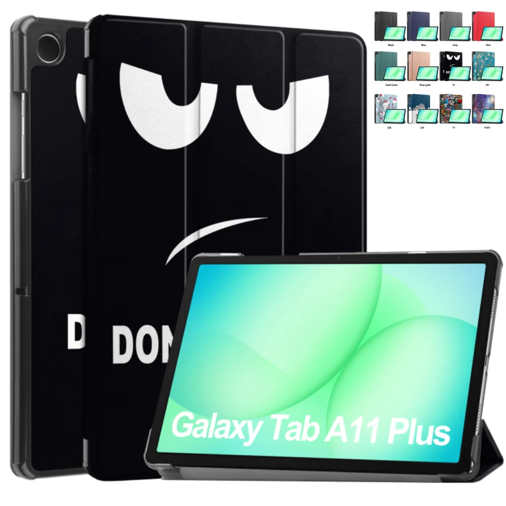 

Case for Samsung Galaxy Tab A11Plus 11 inch SM-X230 A9Plus 11 SM-X210 SM-X216B SM-X218U Tri-Folidng Magnetic PU Leather Cover