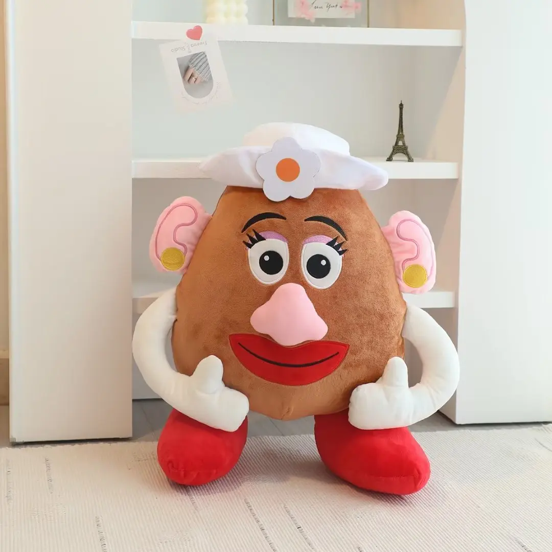 Adorável Toy Story Mr e Mrs Batata Cabeça Brinquedo De Pelúcia, Peluches Anime Recheado, Jogar Travesseiro, Cobertor Almofada Traseira para Sofá, Cama, Kawaii