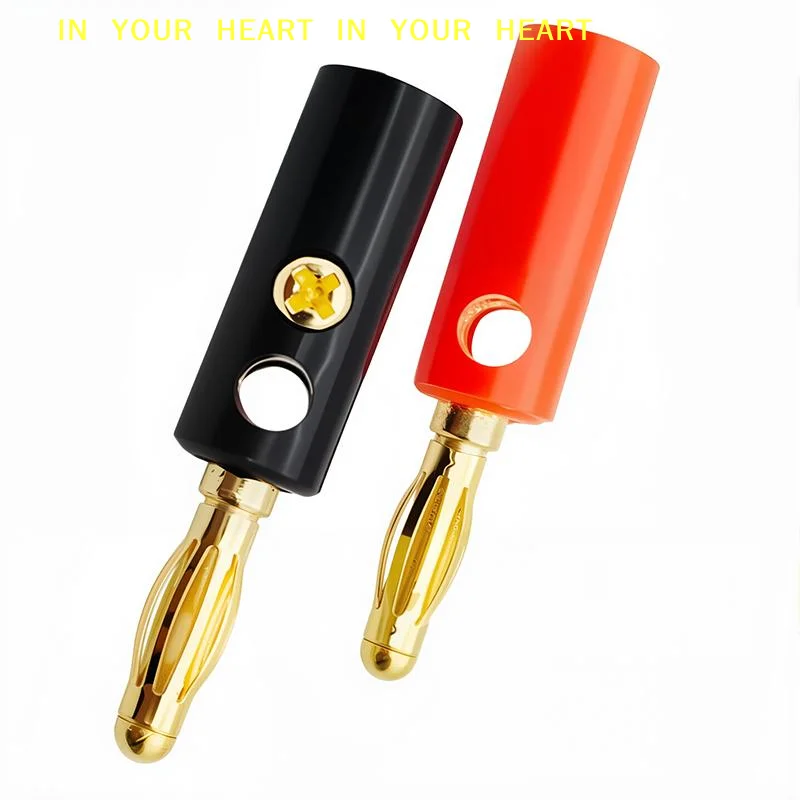 【X】4MM Banana Plug Socket Terminal Set 10Pcs High Conductivity Connectors for Power Supply Test Bench Instrument Wiring