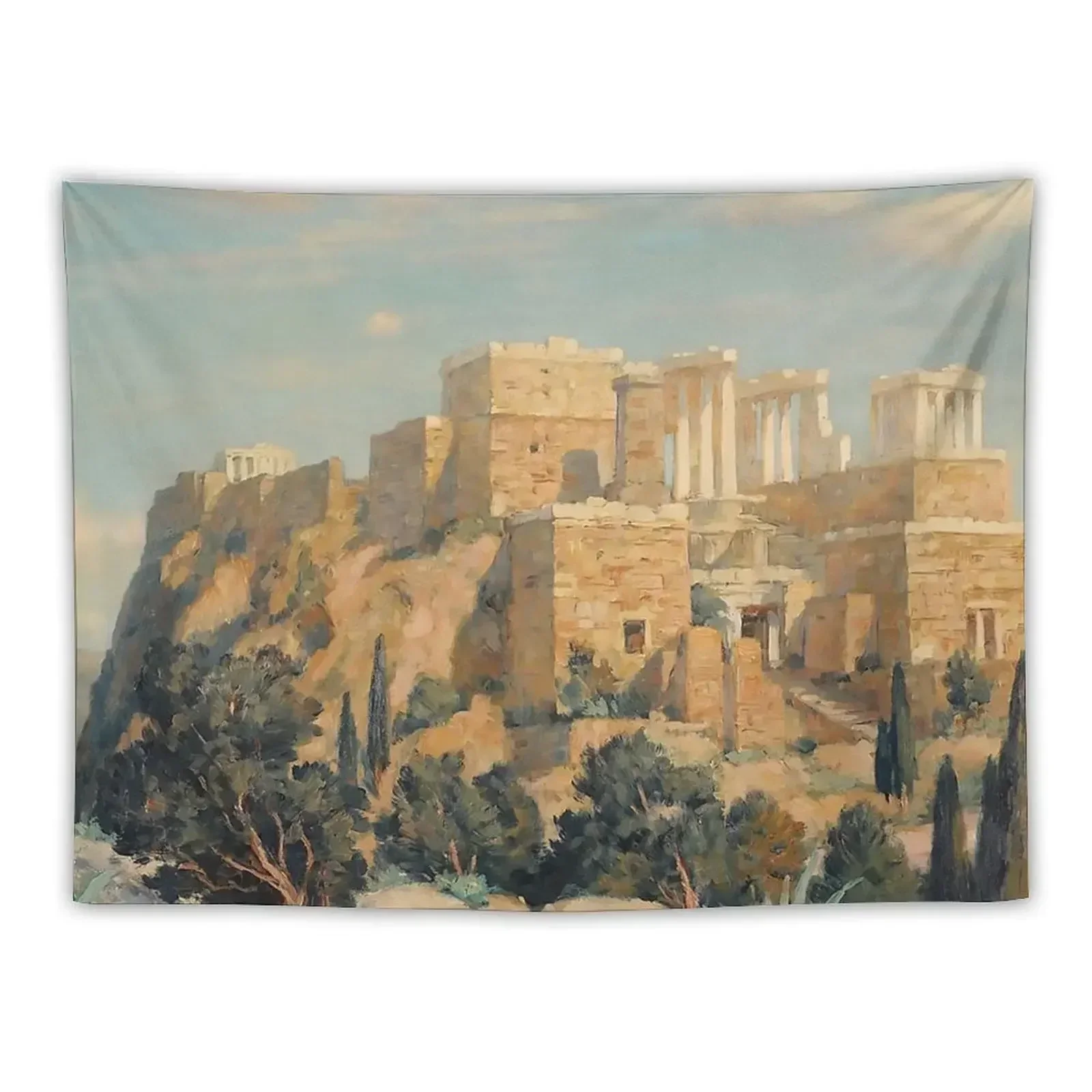 

The Ancient Greek Acropolis Tapestry Bedroom Decorations Bedroom Organization And Decoration Tapestry