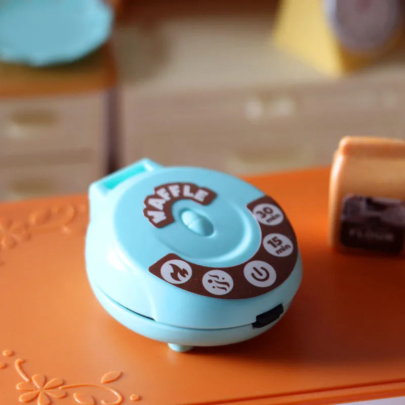 1set 1/6 Scale Dollhouse Miniature Electric Oven Mini Bread Maker Model Kitchen Furniture Accessories For Doll House Decor Toys image 3