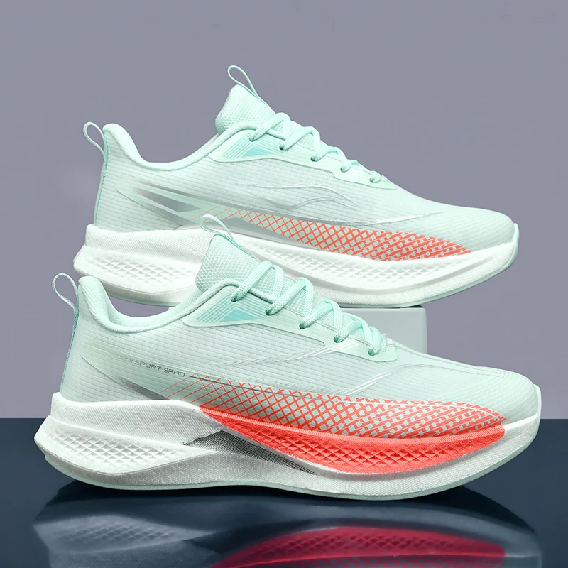 Men Marathon Running Shoes Speciality Sports Breathable Woman Sneakers Cushion Racing Jogging Outdoor Tennis Athletic Trainers - view 6