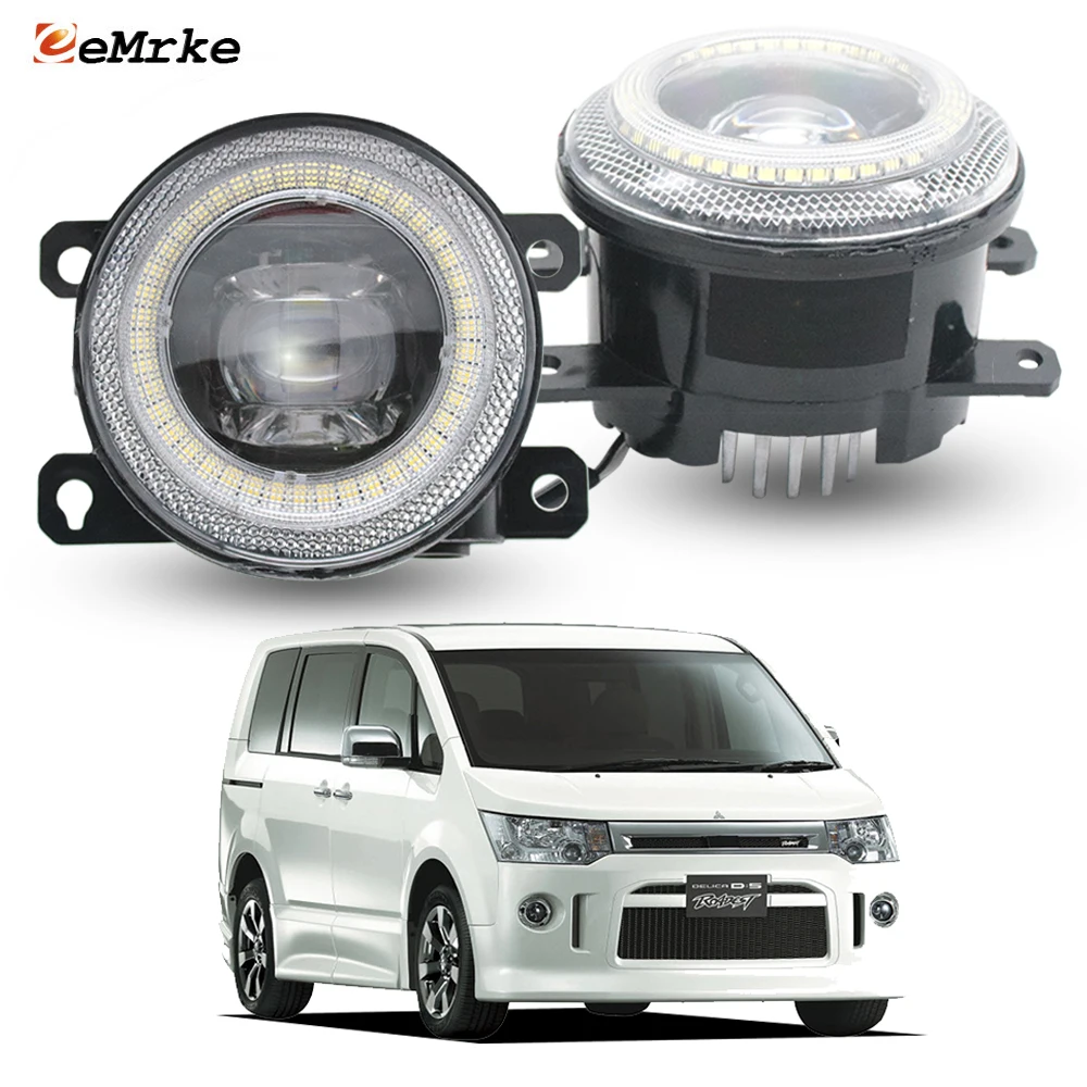 

Светодиодная рабочая фара для Mitsubishi Delica D5 D:5 2007-2018 Обновление светодиодных противотуманных фар 30 Вт Добавить Angel Eye DRL Daylight