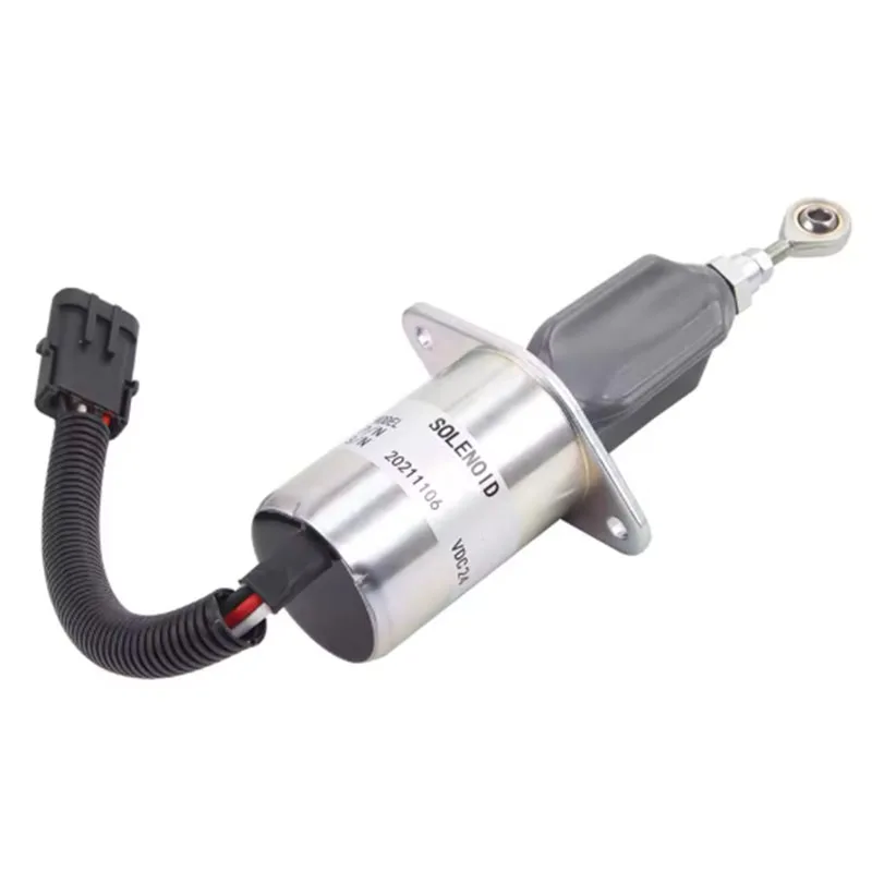 3935649 Diesel Generator Engine Stop Solenoid Fuel Shut Flameout Solenoid Value for DC12V DC24V SA-4764-12
