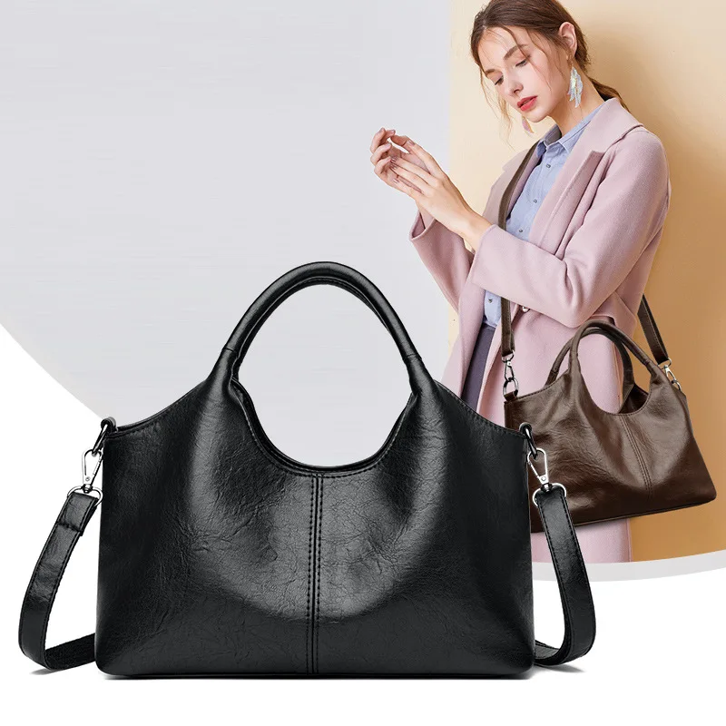 

Light Luxury Handbag 2025 New Fashion Women Shoulder Bag Crossbody Large Capacity Commuter Vegetable Basket Soft Bag