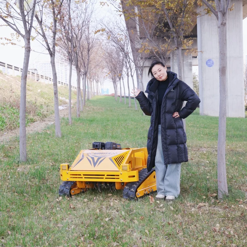 

Customized 2025 Hot-Selling Flail Mower With 550mm Cutting Width Commercial Lawn Mower With Extra-Long Remote