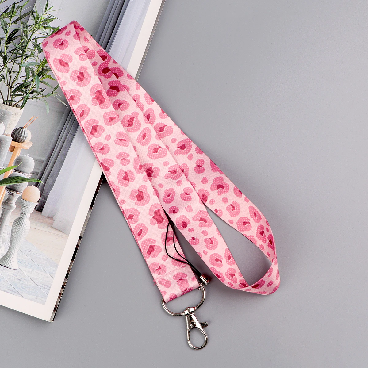 Ремешок для ключей с цветами и пчелами, шнурок в богемном стиле, чехол для удостоверения личности, держатель для делового телефона, брелок для ключей