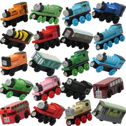 Thomas And Friends-trenes de madera magnéticos, vías conectables, juguetes educativos, Handel Molley Lady Diesol, Oliver Donald