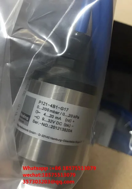 Untuk Noding P121-4B1-G17 P121-400-G17 P121-4B1-311 P121-4A8-311 Sensor Tekanan 0-200mbar Baru Asli dari Jerman 1 Buah